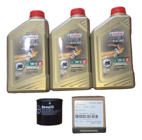 Kit Service Benelli Tnt 300 302r 302s Aceite Filtro Castrol