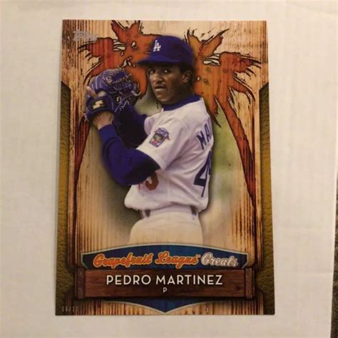 Glg Pedro Martinez Dodgers X Fabriqu Topps