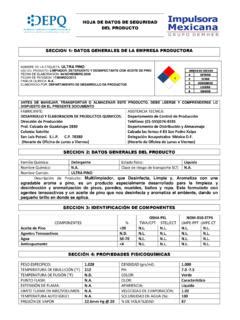 Hoja De Datos De Seguridad Del Producto Hoja De Datos De Seguridad