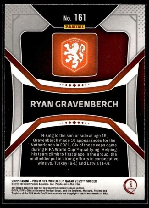 Panini Prizm Fifa World Cup Qatar Netherlands Ryan