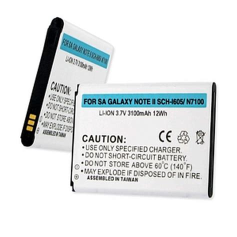 ZBattery Saumsung Galaxy Note II 3 7V 3100mAh SCH I605 Li Ion