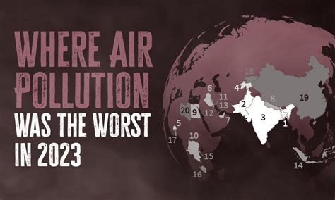 Mapped Air Pollution Levels Around The World In