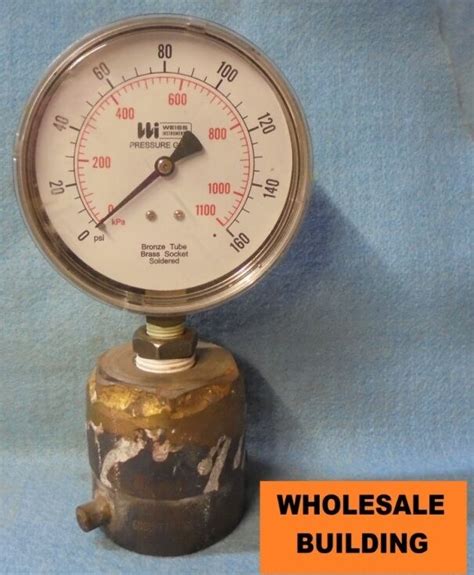 Weiss Pressure Gauge Psi Kpa Npt Conn Goodyear