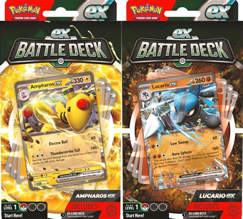 Pokémon Battle Deck Ampharoslucario Toysnloot