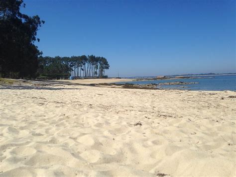 Praia Do Terrón Vilanova De Arousa Galicia España Towns Beach Water