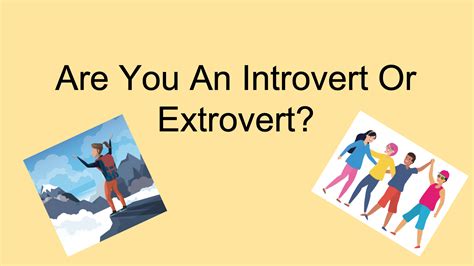 Are You An Introvert Or Extrovert Lesson With Kahoot And Student