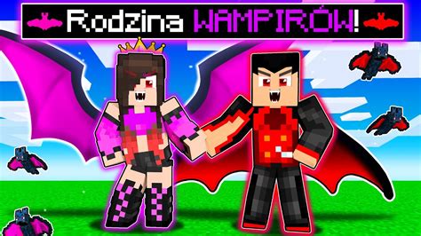 🧛🦇 Rodzina WampirÓw W Minecraft Adoptowaliśmy Dziecko W Minecraft