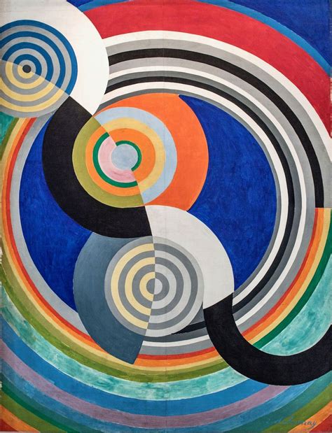 Robert Delaunay Rythme 2 Tableau De Grands Peintres Et Peinture De