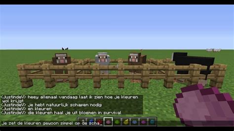 Hoe Krijg Je Kleuren Wol Minecraft Youtube