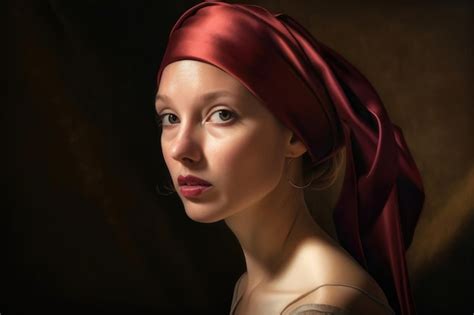 Premium AI Image | Sensual Modern Renaissance Portrait of a Woman