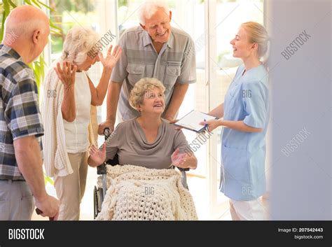 woman leaving hospital image photo  trial bigstock