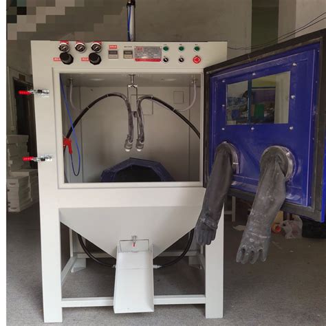 Automatic Turntable Sandblasting Machine Automatic Gun Sand Blasting