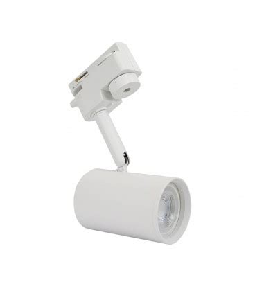 X FOCO RIEL LED STUDIO CILINDRO MONOFÁSICO SIN AMPOLLETA GU10 BLANCO