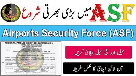 Asf Latest Jobs Airports Security Force New Jobs Apply Online Asf