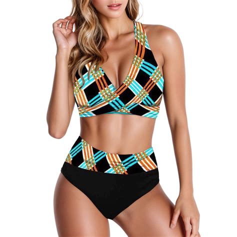 Szxzygs Swimsuit Coverups For Women 2024 Black Women Suit Push Up Sexy