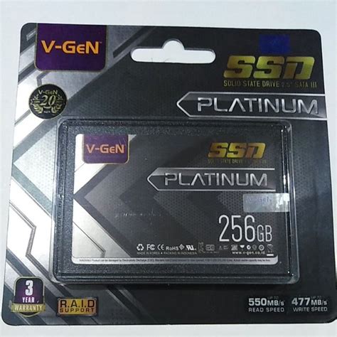 Jual Ssd V Gen Platinum Gb Sata Iii Speed Mb S Original Shopee