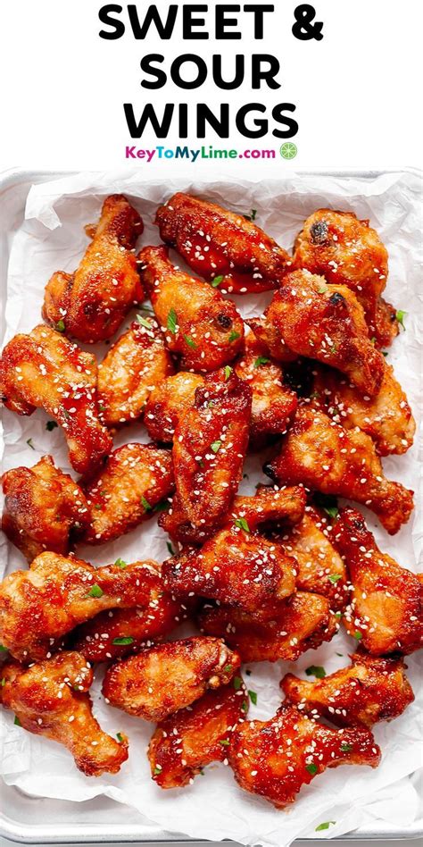 Sweet And Sour Chicken Wings Recipe