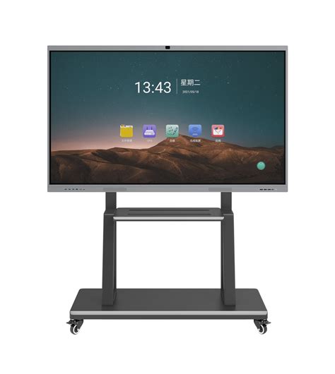 65 Inch Indoor Floor Stand Wall Mounted Multi Points Interactive Touch