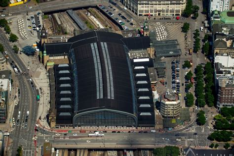 Luftaufnahme Hamburg Hauptbahnhof Der Deutschen Bahn In Hamburg