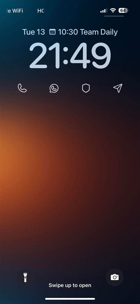 Just minimalistic lockscreen) : r/iOSsetups