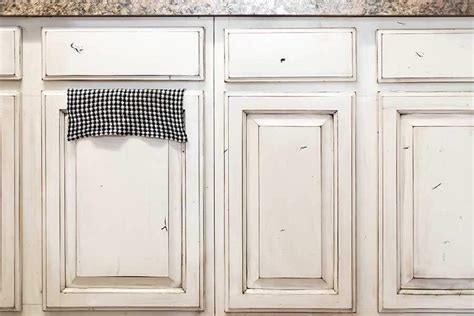 Distressing White Cabinets With Stain Cabinets Matttroy