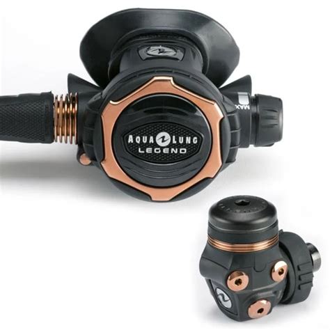 Aqualung Legend Lux Supreme ACD DIN Regulator Set Black Diveinn