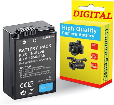 En El Rechargeable Battery For Nikon Z Z Z Fc Mirrorless