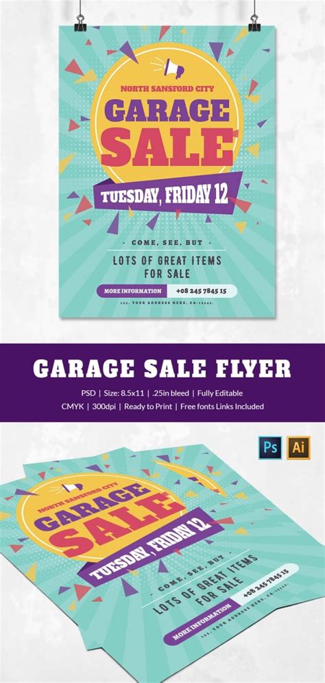 14 Best Yard Sale Flyer Templates And Psd Designs Free And Premium Templates