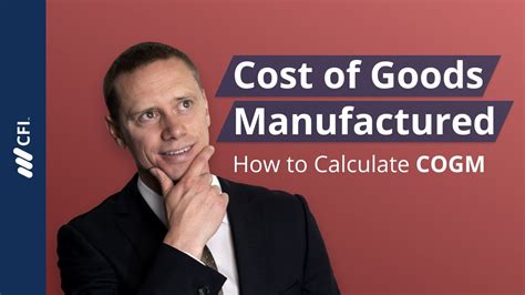 Cost Of Goods Manufactured How To Calculate Cogm Youtube