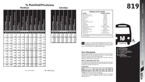 Nj Transit Bus Schedule 319 Pdf Wegadgets Net