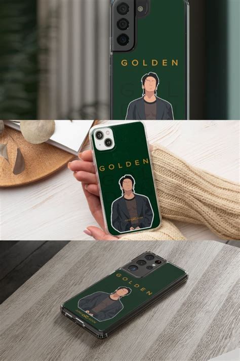 Bts Jungkook Golden Album Cover Iphone And Samsung Phone Case Etsy