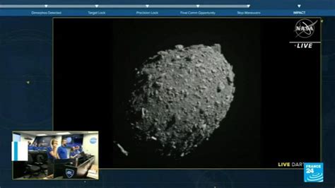 asteroid strike nasa craft successfully slams  distant space rock