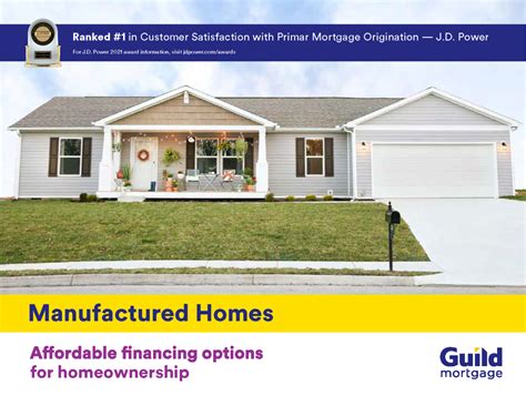 Manufactured Home Loan Programs Guild Mortgage