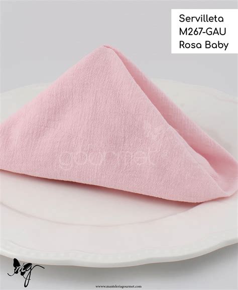 Servilleta M267 GAU Rosa Baby Mantelería Gourmet