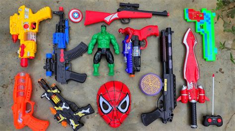 Mencari Tembak Tembakan Ak Spiderman Gun Blaster Gun Nerf Gun