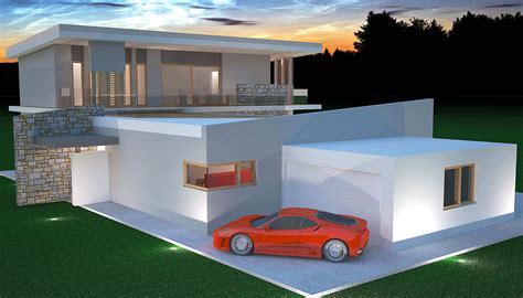 Case prefabbricate moderne. Progetto Atene - Case prefabbricate