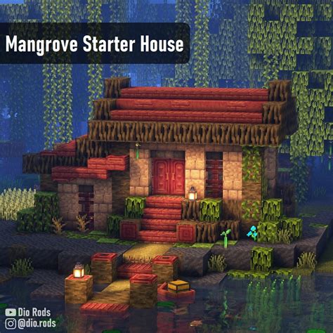 Minecraft Mangrove Starter House Lets Adventure Into The New Swamp A