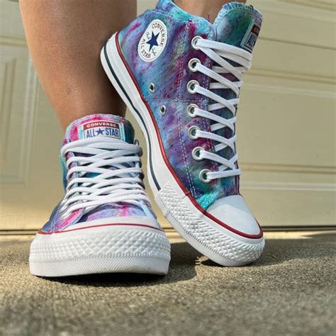 Tie Dye Converse Etsy