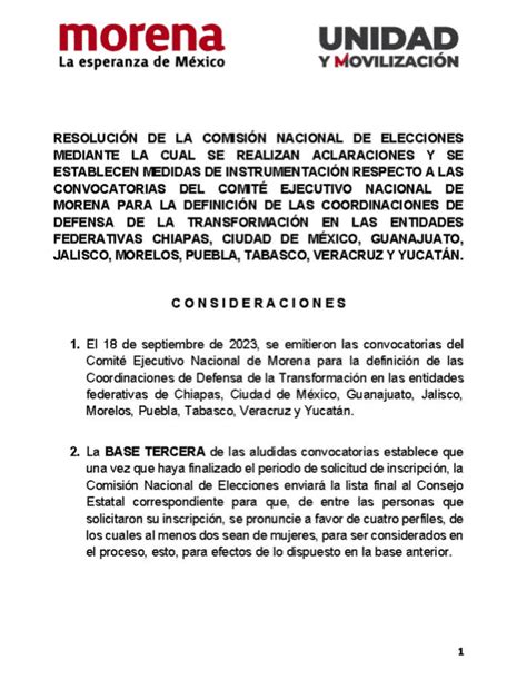 Morena Modifica Convocatoria Para Gubernaturas Prohíben Influyentismo