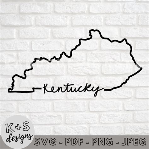 Kentucky Svg Digital Cut File Cricut Svg Cameo Svg Svg Jpeg Pdf