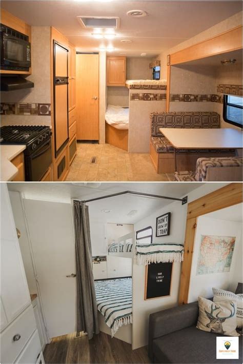 How A Corner Rv Bunk Room Was Converted To A Mobile Office Artofit