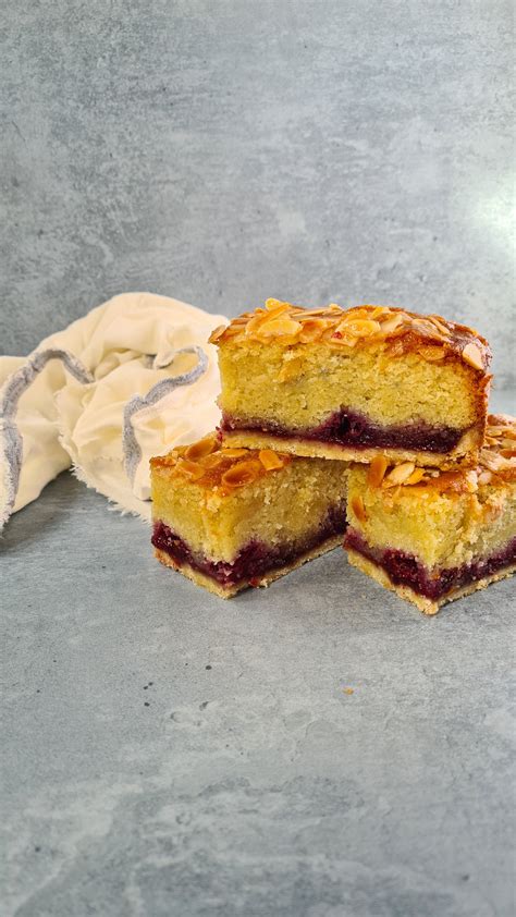 Raspberry Bakewell Slices Ob Bakes