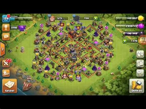 Clash of clans klan savaslari 3 değişik köyler YouTube