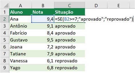 Como Fazer Uma Formula Se No Excel Design Talk