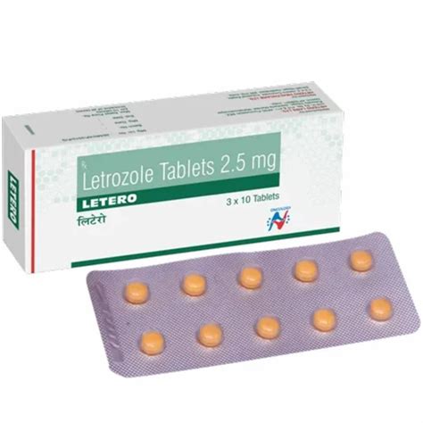 Hetero Breast Cancer Letero 2 5mg Tablet Letrozole 2 5mg Tablet At Rs