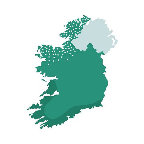 ireland map geography 4622853 Vector Art at Vecteezy