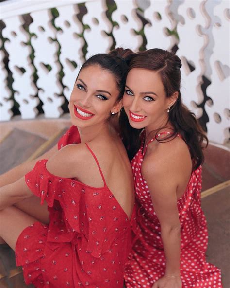 Sydne Summer And Jessica Lowndes Wear Red Dresses And Red Lipstick