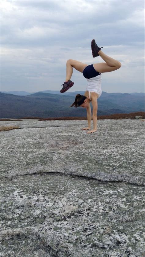 Livmoulton Doing A Double Stag Handstand