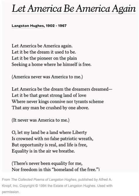 I Too I Too Poem By Langston Hughes Artofit