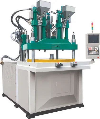 Three Phase Two Color Rotary Type Vertical Plastic Injection Molding